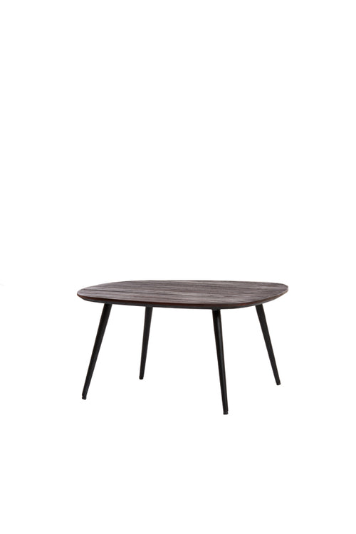 Light & Living salontafel VIEJO - 62x42x38cm - bruin - Set van 3