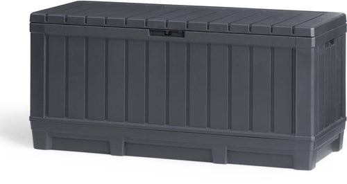 Keter Kentwood Opbergbox - 350L - 128x53.6x59 cm - Antraciet