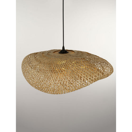 Nova Luce ADALINE 62 cm koepelvormige hanglamp voor plafond, natuurlijke E27 fitting, 1x12W