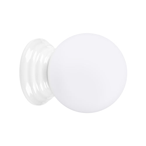 Sollux Lighting Wandlamp ZORI wit IP44 - 12x16x12cm