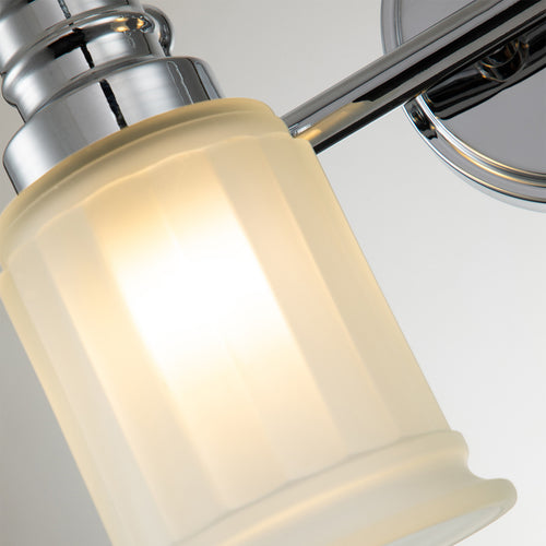 Elstead Quoizel Swell Wandlamp Gepolijst Chroom, IP44