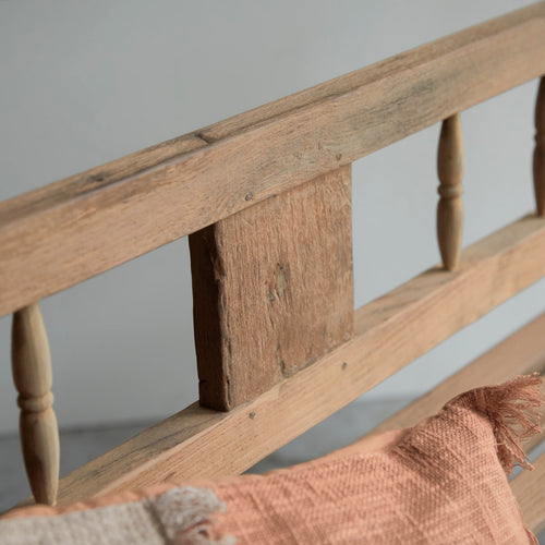 Tikamoon Bank van gerecycled massief teakhout - Naturel