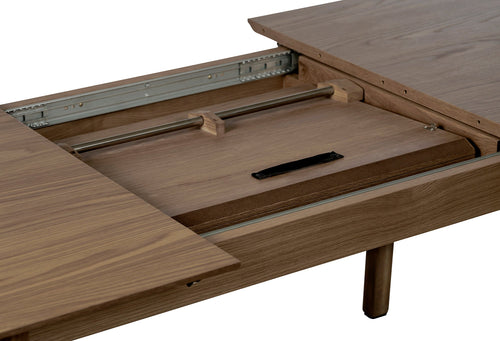 Rebellenclub Eetkamertafel Colac - 200/140 x 95 cm - Smoked Eiken