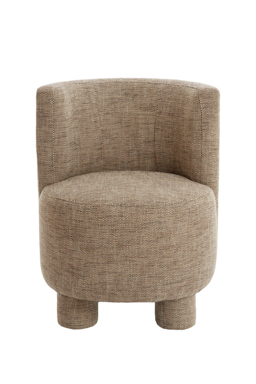 Light & Living stoel KAMOVA - Ø65x78cm - bruin - vtwonen shop