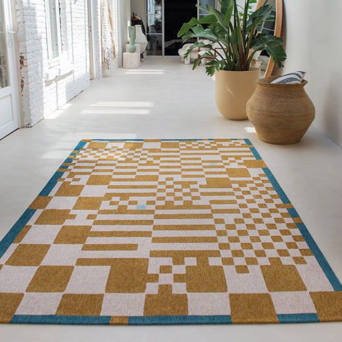 Louis De Poortere vloerkleed Honey - geel - 200x280cm - vtwonen shop