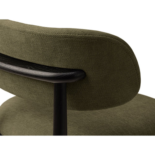 Set van 2 stoelen Evan chenille lichtgroen - 51x49.5x77cm
