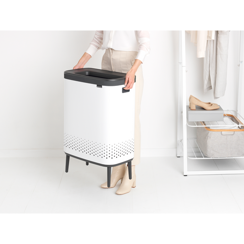 Brabantia Wasbox Bo Hi - 2x45L - white - vtwonen shop