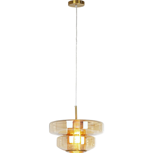 Kare Design Hanglamp Arcadia Ø34cm amber - vtwonen shop