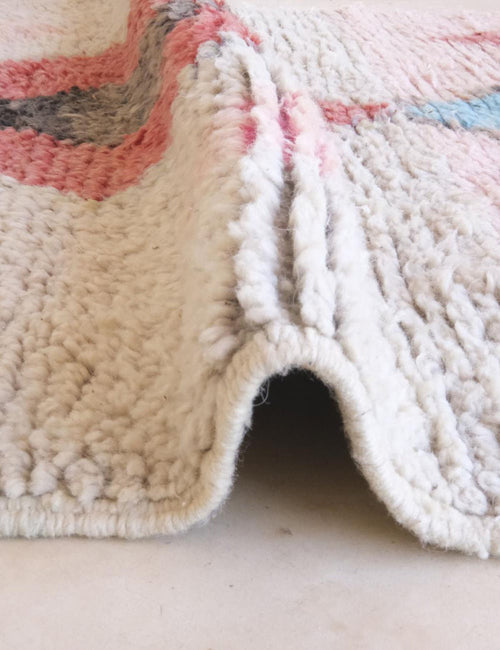 AFK Living vloerkleed Berber - handgemaakt - Wol - 89 x 492 cm