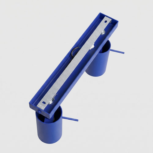 Sollux Lighting Plafondlamp RING 2 ultramarijn - 30x6x16cm