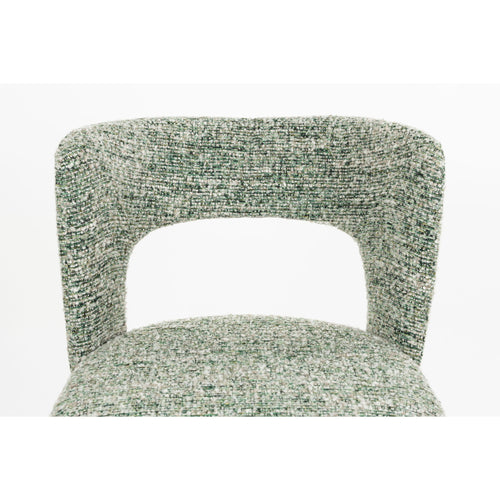 Housecraft Living Chelsea Barkrukken rugleuning 67 cm Groen - Set van 2