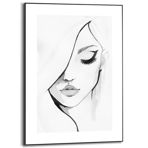 Reinders Female Elegance schilderij -  zwart - slaapkamer - 70x50cm