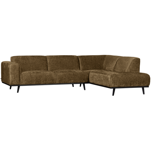 WOOOD hoekbank rechts Statement - Polyester - Brass - 77x274x210