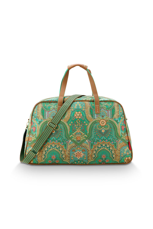 Pip Studio - Tovy Weekendtas Dames - Jabali - Groen - 57x22x37cm - vtwonen shop