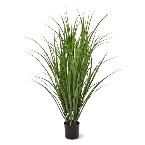Maxifleur Kunst Rietgras plant deluxe 100cm - groen - UV bestendig