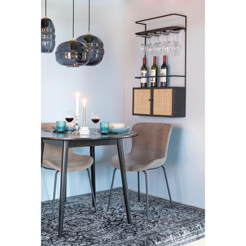 Housecraft Living Junzo Rib Eetkamerstoelen Grijs - Set van 2 - vtwonen shop