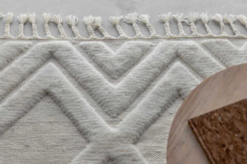 Rebellenclub Vloerkleed Fino - 400 x 300 cm - Beige - vtwonen shop