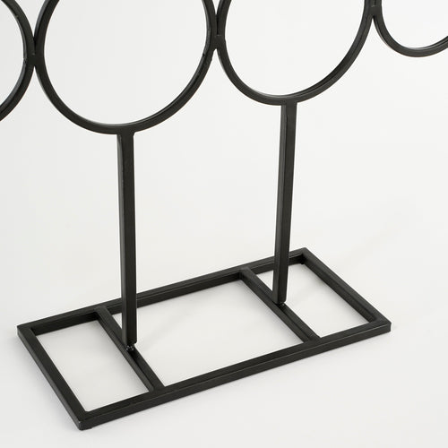 Mica Decorations Decoratie Boom voor 16 Ornamenten - L53 x B15 x H117,5 cm - Zwart