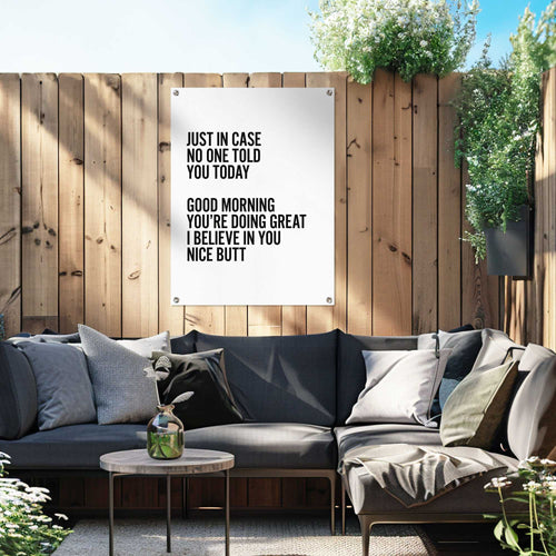Reinders tuinposter Positieve Start - 80x60cm