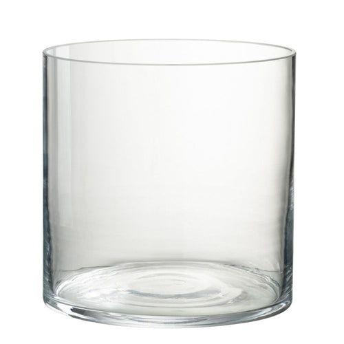 J-Line windlicht Rond - glas - transparant - small - vtwonen shop