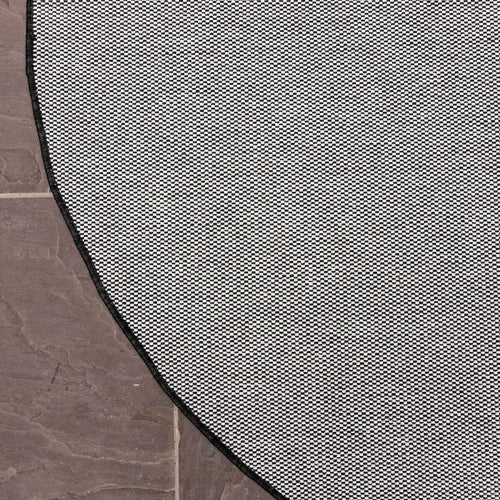 Buitenkleed Mono - Ronde hoek - Zwart/wit -  dubbelzijdig - EVA Interior - 200 x 290 cm - vtwonen shop