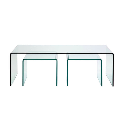 Kare Design Salontafel Visible Clear (3/Set) - vtwonen shop