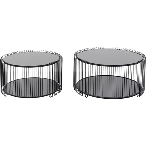 Kare Design Salontafel Wire Double zwart (2/Set)