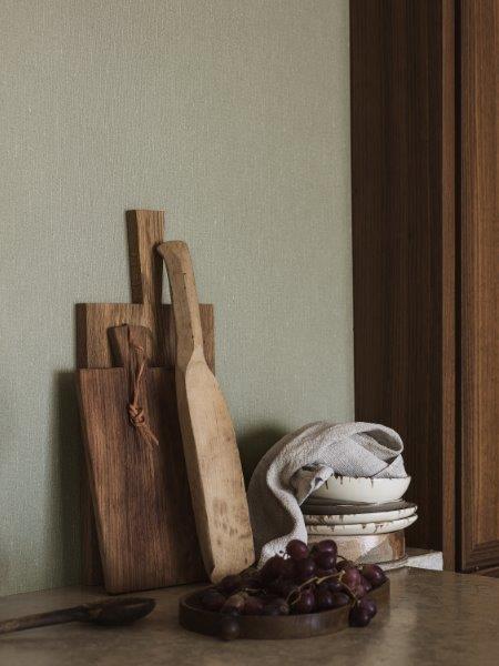 Borastapeter behang effen groen - 53 cm x 10.05 m - 660474 - vtwonen shop