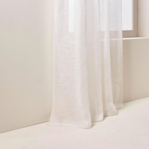Madura Veiling Shadow puur witte en ivoorkleurige hommel 140x350 cm