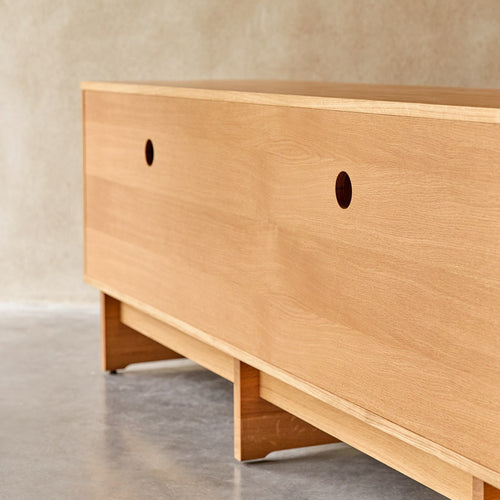 Tikamoon Eikenhouten dressoir 200 cm - Naturel - vtwonen shop