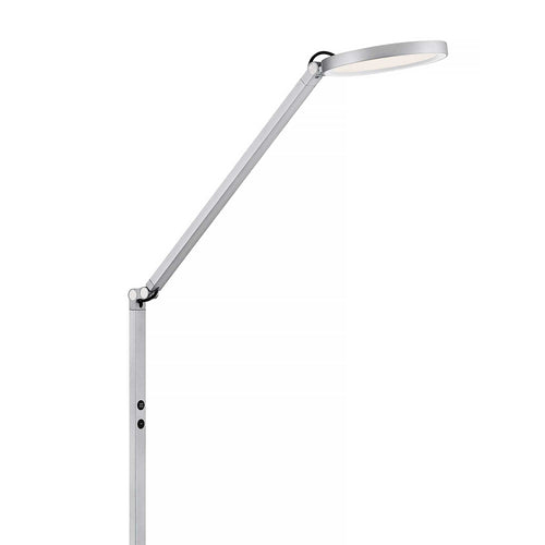 Highlight vloerlamp Ufficio - 1 lichts - 22  x 135   cm - zilver - vtwonen shop