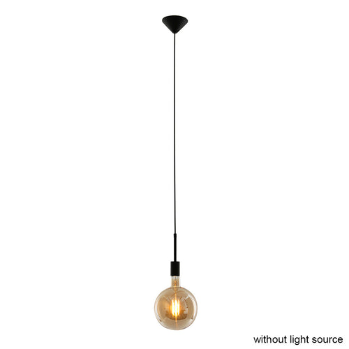 Mexlite hanglamp minimalics - 1 lichts - 8x 160 cm - zwart - vtwonen shop