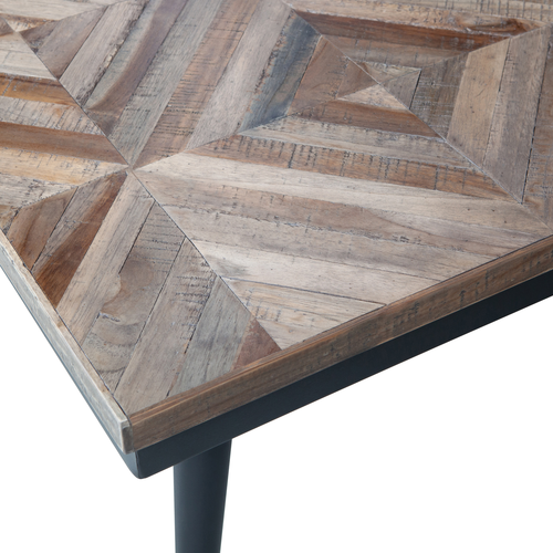 BePureHome salontafel Rhombic - Hout/Metaal - Naturel - 40x120x60 - vtwonen shop