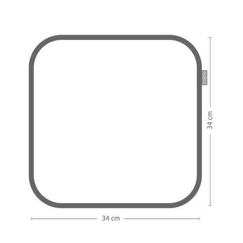 Nolon Jul Vierkant Stoelkussen Teddy Gebroken Wit - vtwonen shop