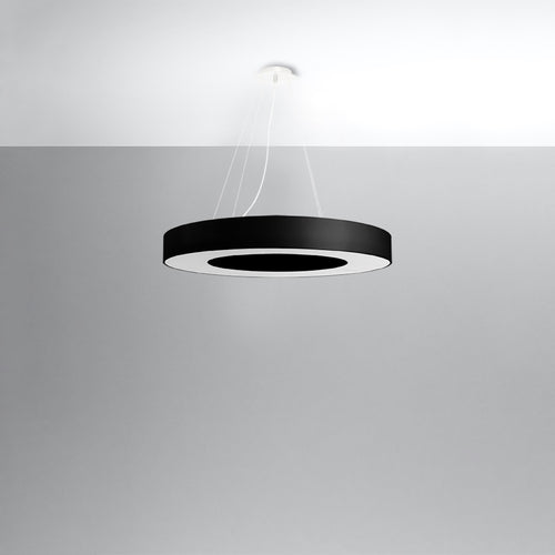 Sollux Lighting Kroonluchter SATURNO SLIM 70 zwart - 70x70x102cm