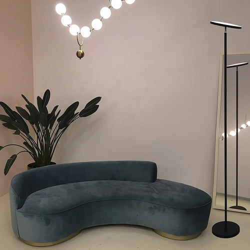 CristalRecord vloerlamp Denzel - 1 lichts - 25  x 175   cm - zwart