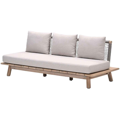 Garden Impressions loungebank San Namut grey sand - 3-zits - vtwonen shop