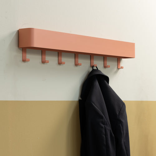 Spinder Design kapstok Dax Play 7 - Clay Terra - 7 haken - vtwonen shop