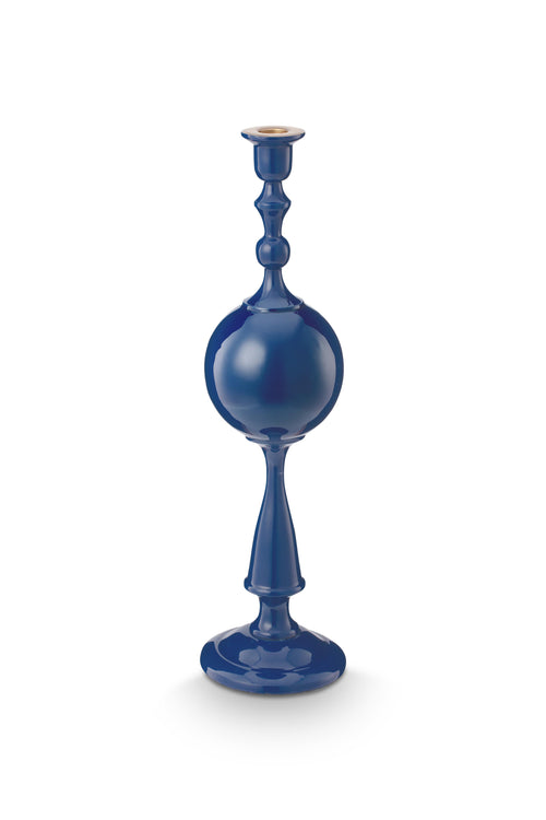 Pip Studio Kandelaar Sphere - Metaal - Navy - 44cm - vtwonen shop