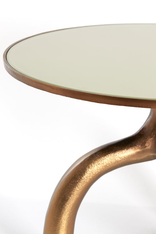 Light & Living salontafel MELLO - Ø65x44cm - bruin