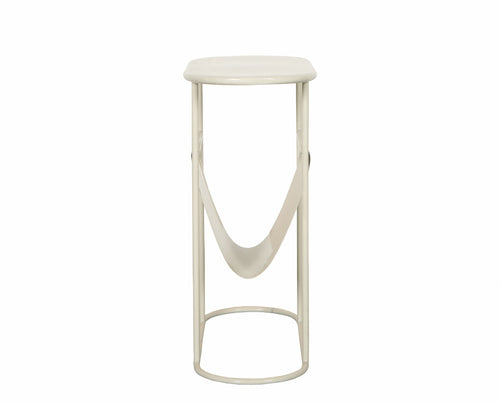 Brix bijzettafel Luna - wit - 24x53.5x57.5