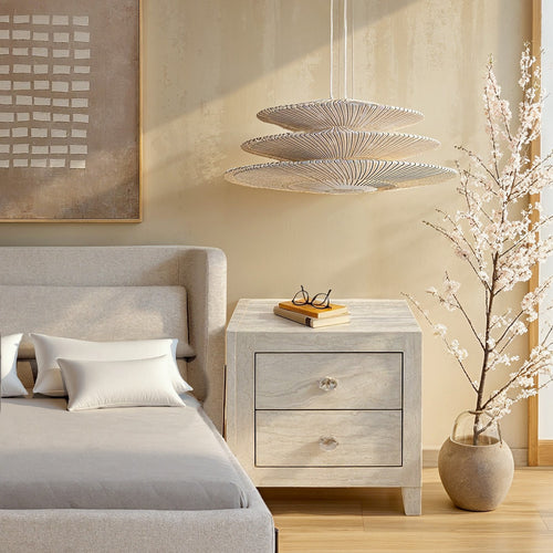 Kare Design Nachtkastje Travertino 2 lades