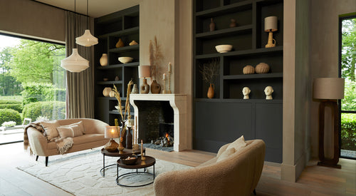 Light & Living vloerlamp KELAFO - 38x12x125cm - bruin - vtwonen shop