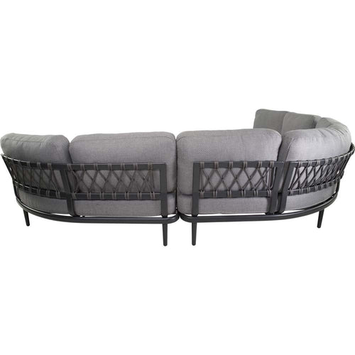 Lesli Living loungebank Durban - antraciet - 172x108x67,5cm