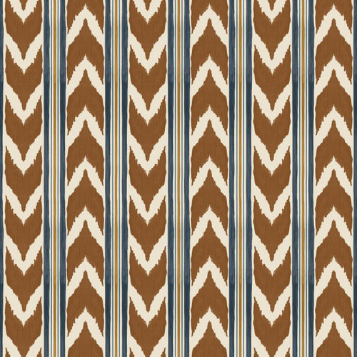 Catchii Behang Edgy Ikat bruin