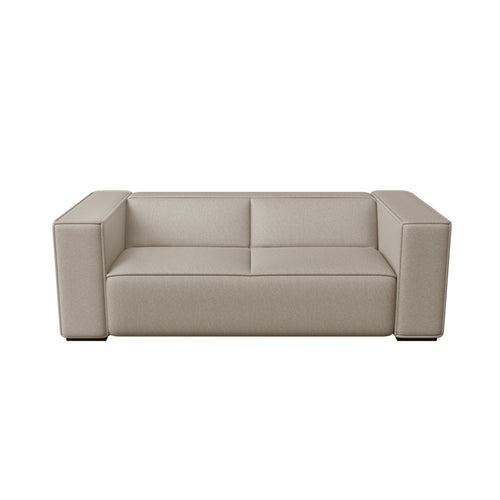 Sia Home - Rechte banken Kaya - Geweven stof - Beige - 226cm - vtwonen shop