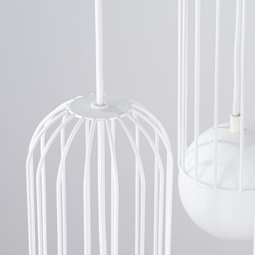 Sollux Lighting Hanglamp BRINA 3P wit - 34x34x115cm