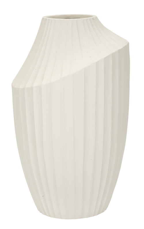 Mauro Ferretti vaas - Ø 22,5x38 cm - crème