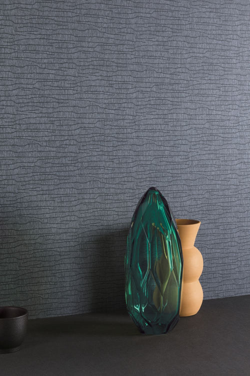 Masureel behang effen blauw - 53 cm x 10.05 m - 631077 - vtwonen shop