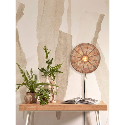 GOOD&MOJO wandlamp Tanami - bruin - Ø55cm - vtwonen shop